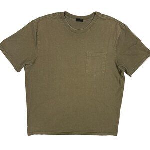 Vintage Filson T-Shirt Pocket Short Sleeve Made in USA Olive 100% Cotton XL